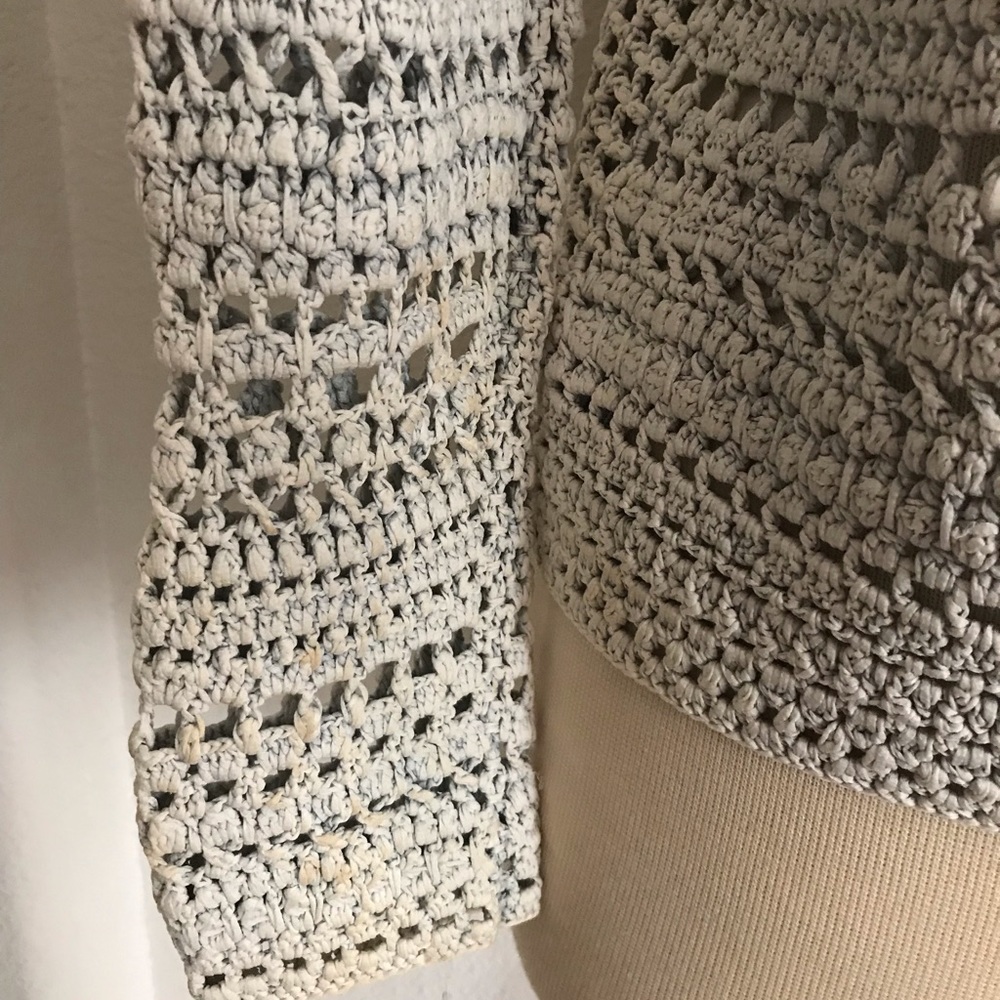 CLOSET CLOSING WAS $45 Theory open knit sweater - Picture 5 of 8